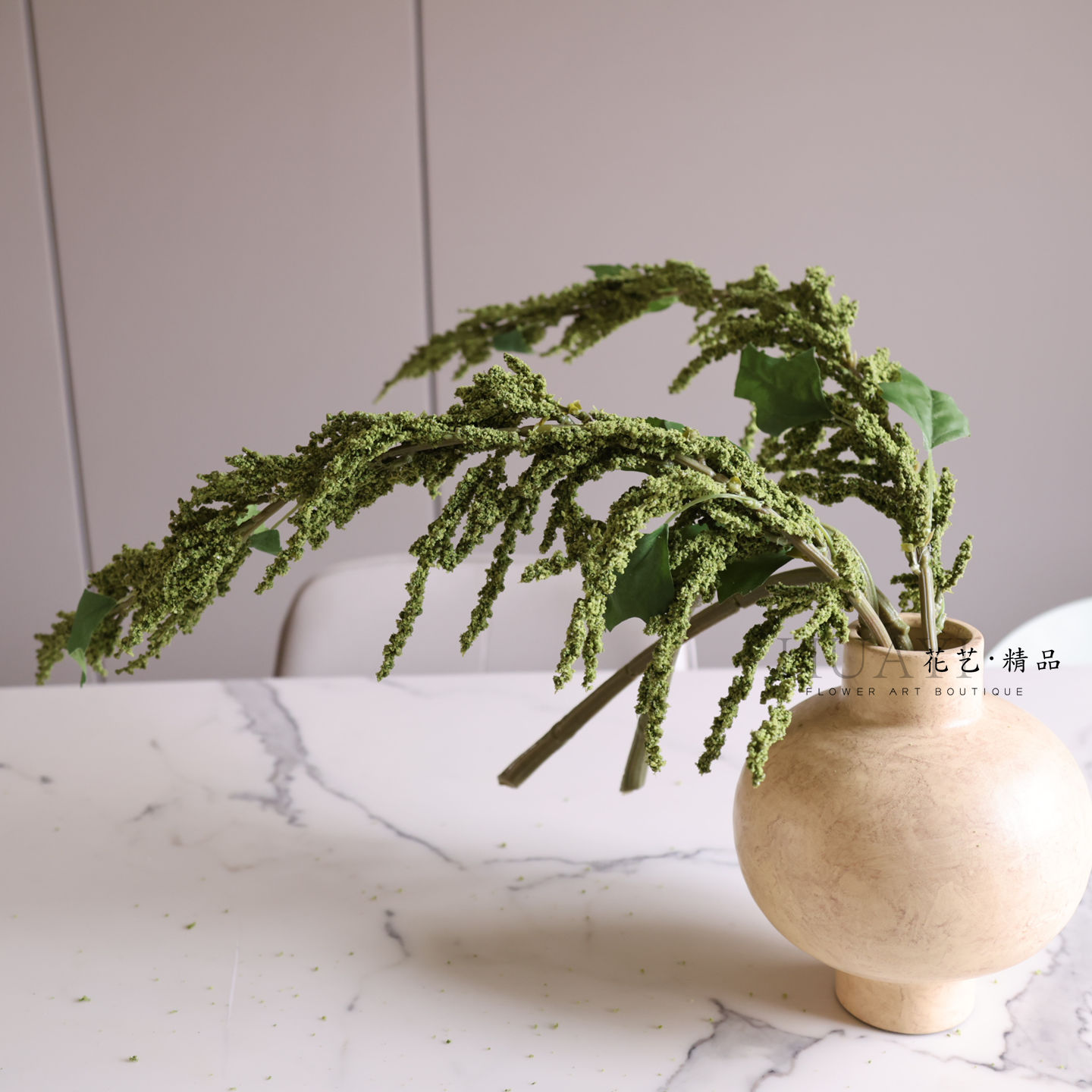 花艺精品 仿真吊米垂吊植物情人泪柳絮枝条悬挂装饰拍摄道具