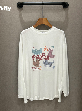 fizzfly |  正品专柜 设计师品牌2025新款秋装 字母 长袖 T恤