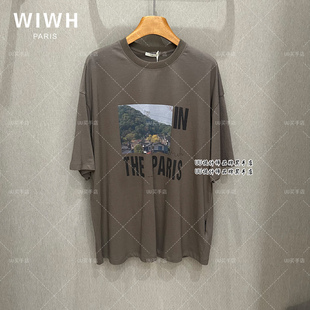 WIWH | 女装 正品实拍 设计师 26春季 扩版 短袖 T恤  WHLT3E108