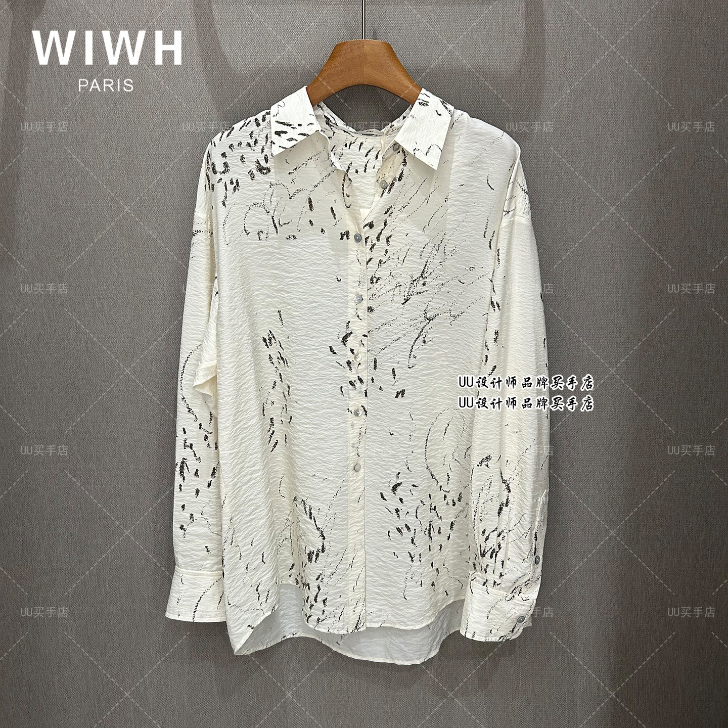 WIWH | 女装 正品实拍专柜 品牌26夏装 印花 衬衫 WHLC3E022