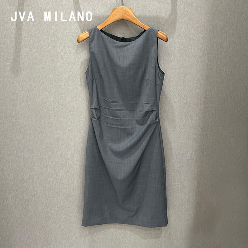 JVA MILANO | 正品专柜 26春装 无袖 灰色 气质 连衣裙