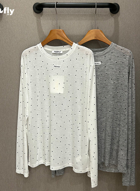 fizzfly |  正品专柜 设计师品牌2025新款秋装 波点 长袖 T恤