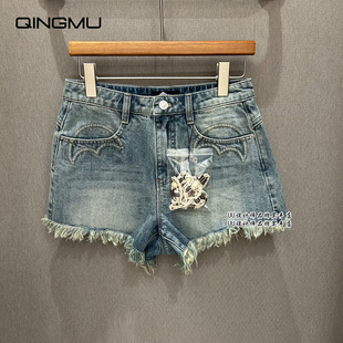 拍下立减 QINGMU | 轻慕 实拍正品专柜 折扣 26夏装 牛仔 短裤