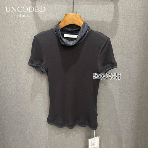 UNCODED|正品折扣女装高领短袖