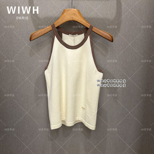 WIWH | 正品实拍女装  26秋装 修身 针织背心WHHD2F422