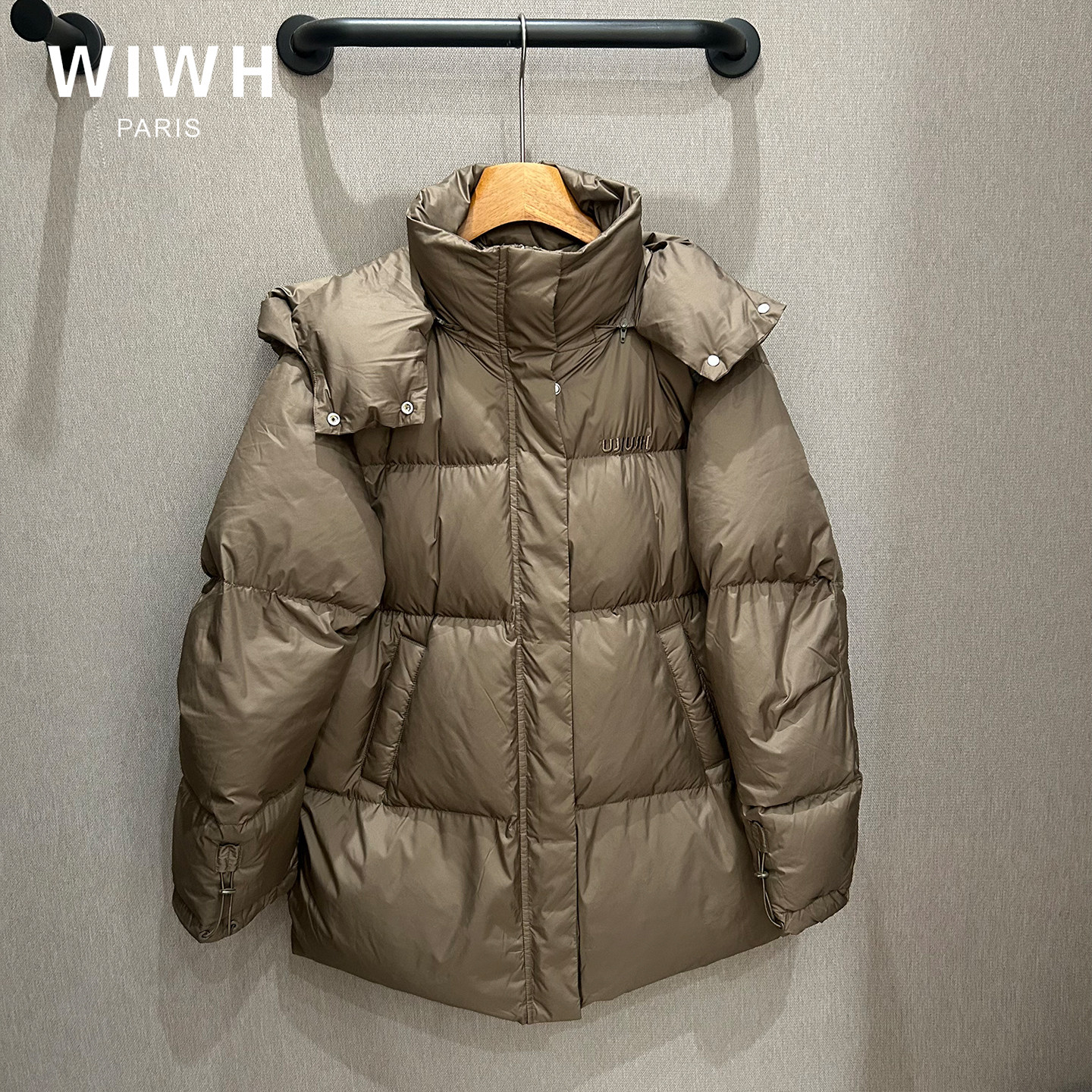 WIWH | 正品专柜 25冬季新款 军绿 羽绒服 鹅绒服 WHLY2E273