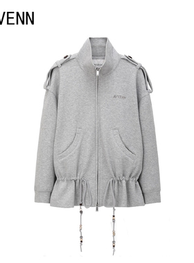 AVVENN | 正品专柜 品牌折扣 设计师品牌 26春装 灰色 卫衣 外套