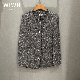 设计师品牌 专柜 25秋装 小香风 WHLB2E286 WIWH 外套 正品