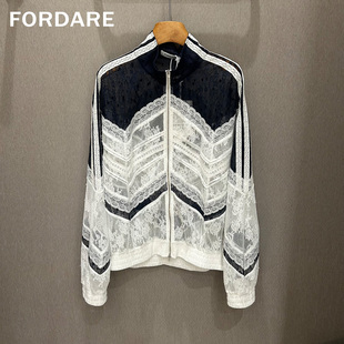 福蝶 | 授权正品折扣店 设计师女装 26春装 蕾丝 拼接外套