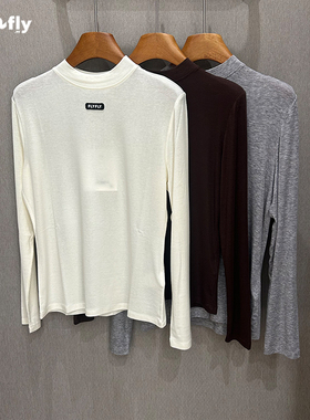 fizzfly |  正品专柜 设计师 2025新款秋冬打底衫 长袖 圆领 T恤