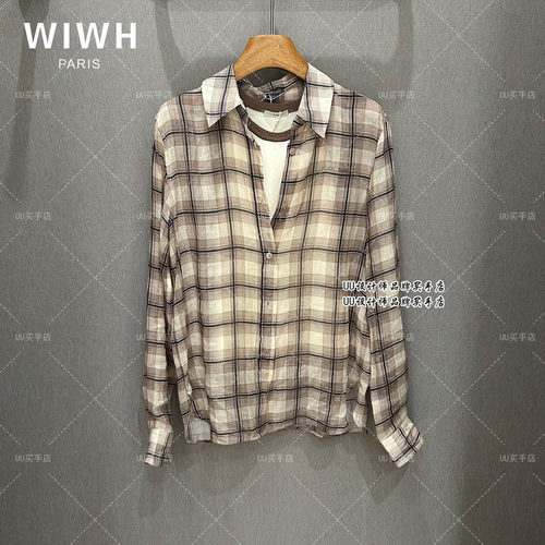 WIWH | 女装 正品实拍  26秋装 格子 长袖衬衫 WHHC2F018
