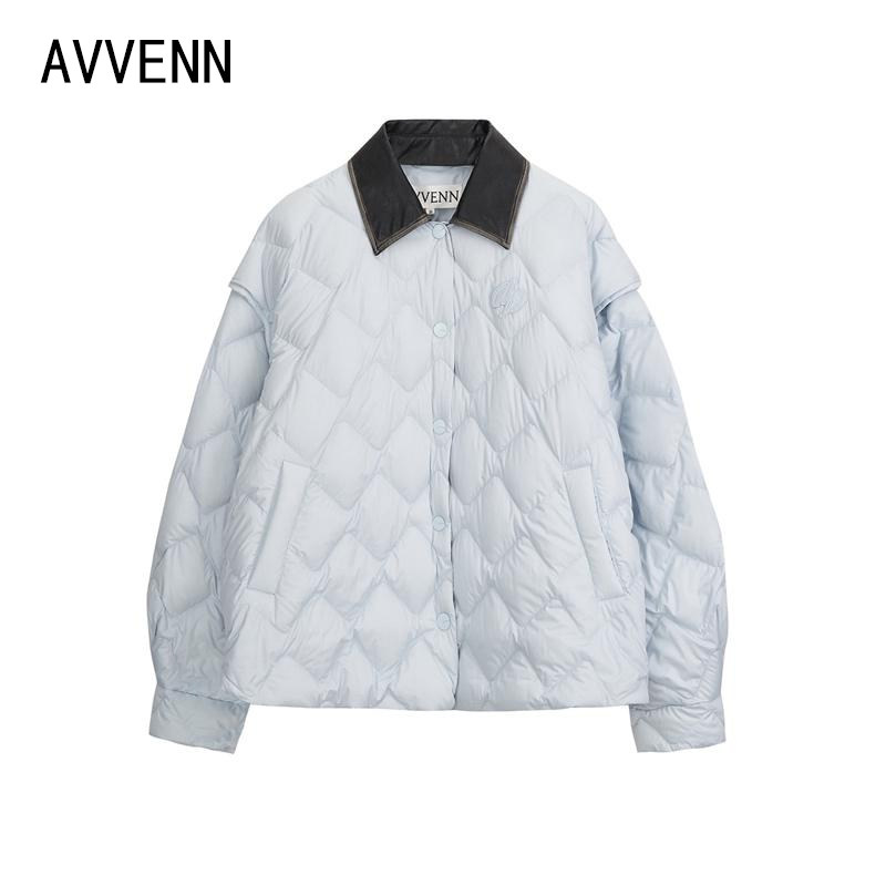 AVVENN | 设计师品牌女26秋冬装菱格羽绒服外套AK90502781图片