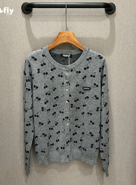 FIZZFLY | 设计师品牌 25秋装 樱桃 羊毛 针织 开衫