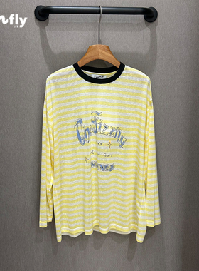 fizzfly |  正品专柜 设计师品牌2025新款秋装 条纹 长袖 T恤