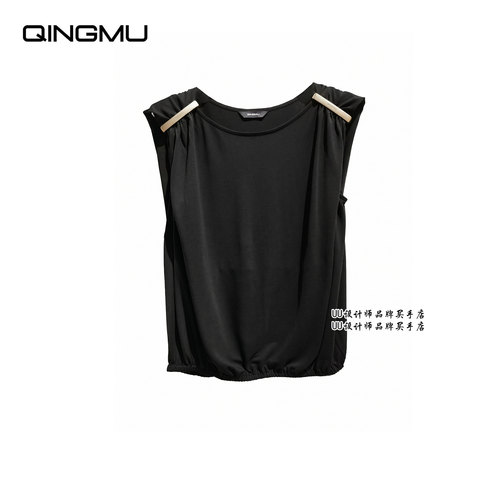 QINGMU | 轻慕 正品专柜 设计师品牌 26春夏  无袖 上衣 +半裙