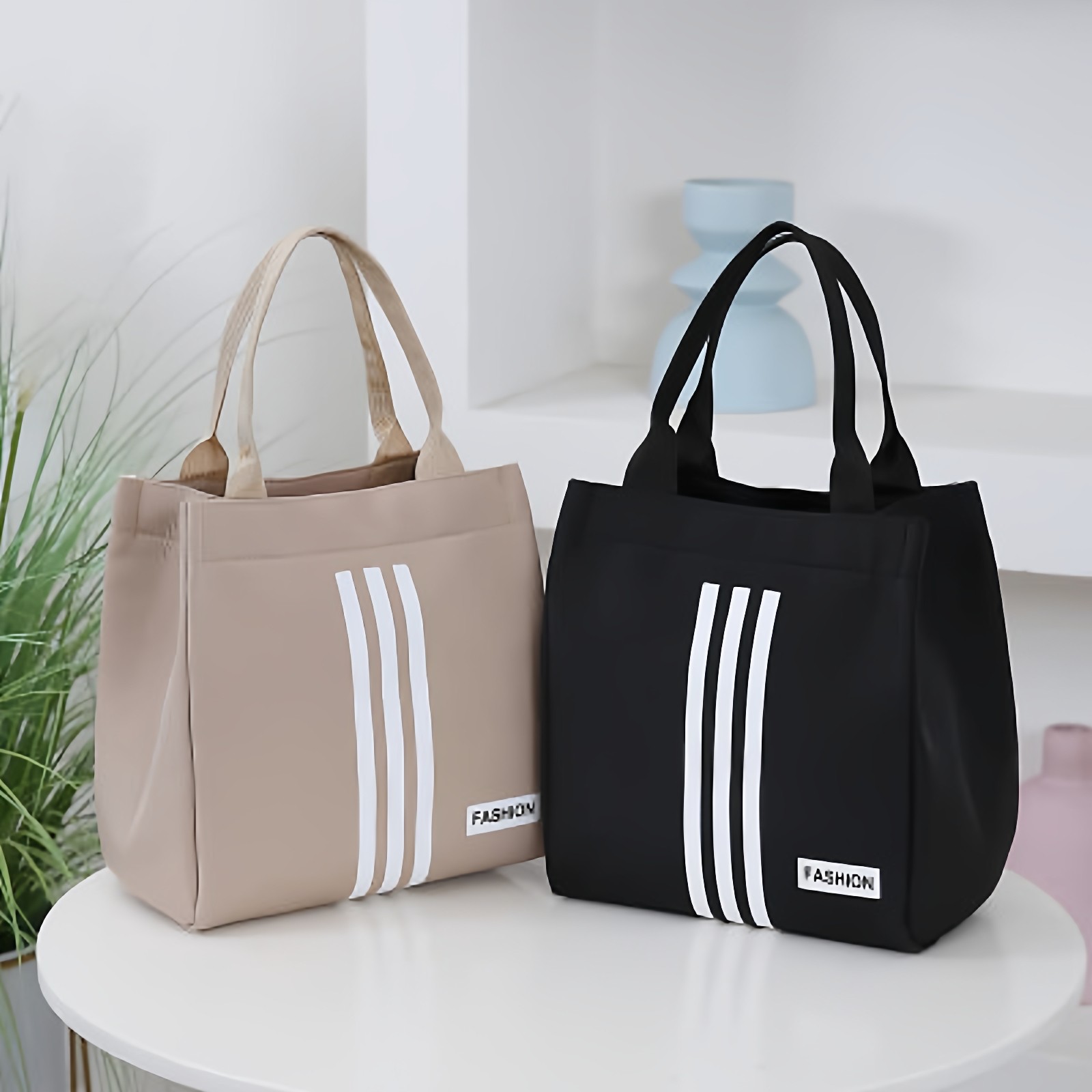 托特包2025春季新款时尚手提包便携式带饭便当包大容量简约收纳包,箱包皮具/热销女包/男包,通用款女包,淘宝优惠券,粉丝福利购,淘宝优惠卷