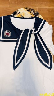 RR佛山店壹恩2GLG0238针织长裙2024年夏季短袖连衣裙学院风女童