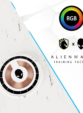 新品外星人alienware AW5磁吸无线充电RGB鼠标垫电竞游戏超大桌垫