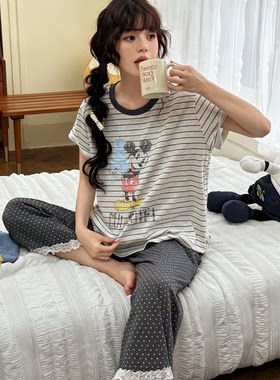 GillAimar家居服小熊家短袖睡衣