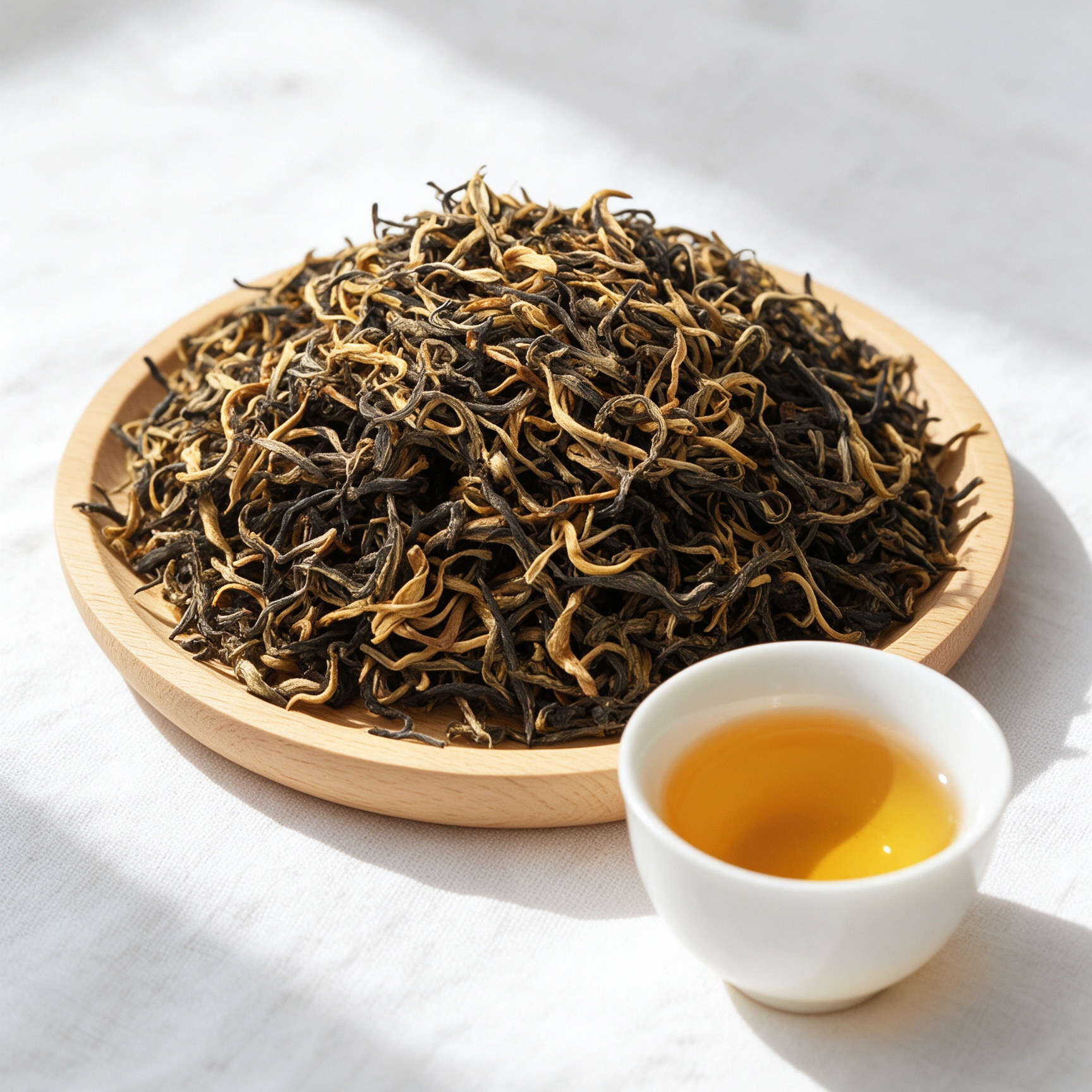云南凤庆一级滇红金芽蜜香四溢醇厚回甘工夫红茶防潮自封袋装茶叶