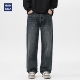 复古宽松直筒牛仔裤 2025新款 男潮牌高端秋季 hansca美式 青少年长裤