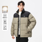 hansca白鸭绒保暖羽绒服男士 面包服 拼接加厚外套男装 冬季 2025新款