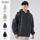 hansca美式 上衣外套 纯色套头帽衫 重磅加绒连帽卫衣男士 2024秋冬季