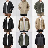 撞色拼接工装 清仓特卖hansca美式 复古飞行夹克外套男秋季 通勤上衣