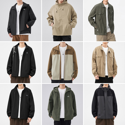 美式复古飞行夹克外套男工装外套