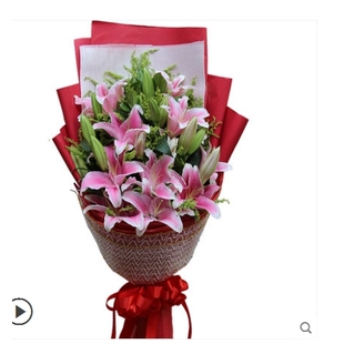 常州武进区牛塘镇横林镇湟里镇广电路鲜花店情人节速递玫瑰花束