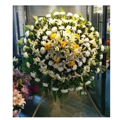 潍坊寒亭区佳乐家坊子区高新区谷德鲜花店配送白事花圈清明节