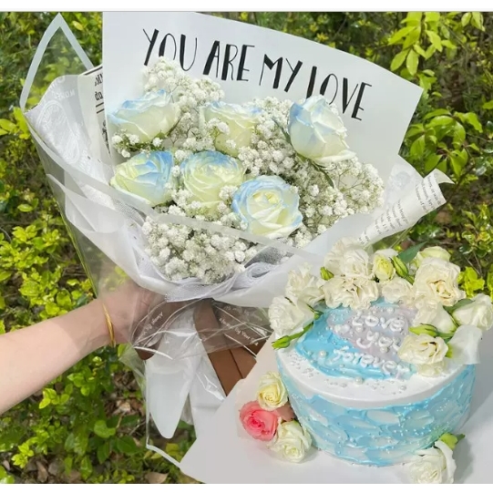 江阴市万达广场新一城城东青果路澄江福地玫瑰花生日蛋糕鲜花店同