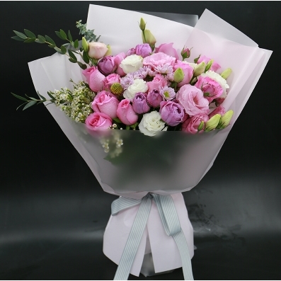 上海金山区朱行镇亭林镇易家商业中心鲜花店七夕节速递玫瑰花束