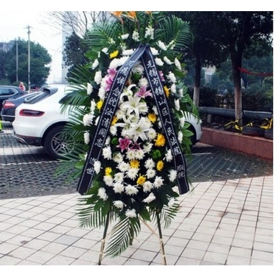 中牟县中牟大厦人民医院潘安公园县政府白沙镇鲜花店速递白事花圈