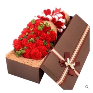 南京建邺区华灯坊元通油坊桥天迈广场鲜花店七夕节速递玫瑰花束