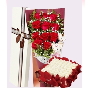 南阳宛城区高庙乡新店乡卧龙区七一街蛋糕店鲜花店配送生日蛋糕