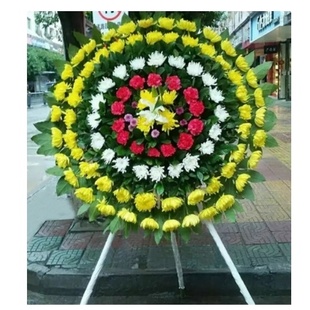 济南市中区中山公园经二路阳光舜城天桥南鲜花店配送白事花圈清明