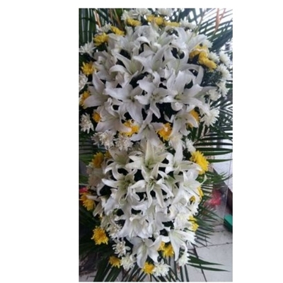 来宾兴宾区市政片区合山市人民中路鲜花店速递白事花圈清明节