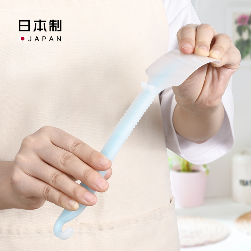 日本进口奶油刮刀一体成型奶酪酸奶抹刀厨房搅拌勺树脂材质黄油刀