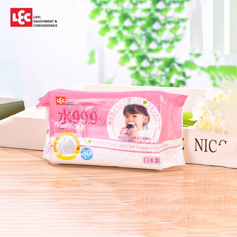 日本进口LEC手口清洁湿纸