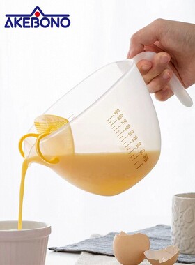 日本进口akebono过滤打蛋碗蛋液去筋搅拌盆烘焙碗厨房做蛋羹神器