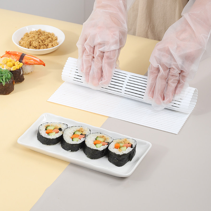 日本进口SANADA寿司紫菜包饭卷帘寿司DIY手卷防霉寿司帘海苔卷帘