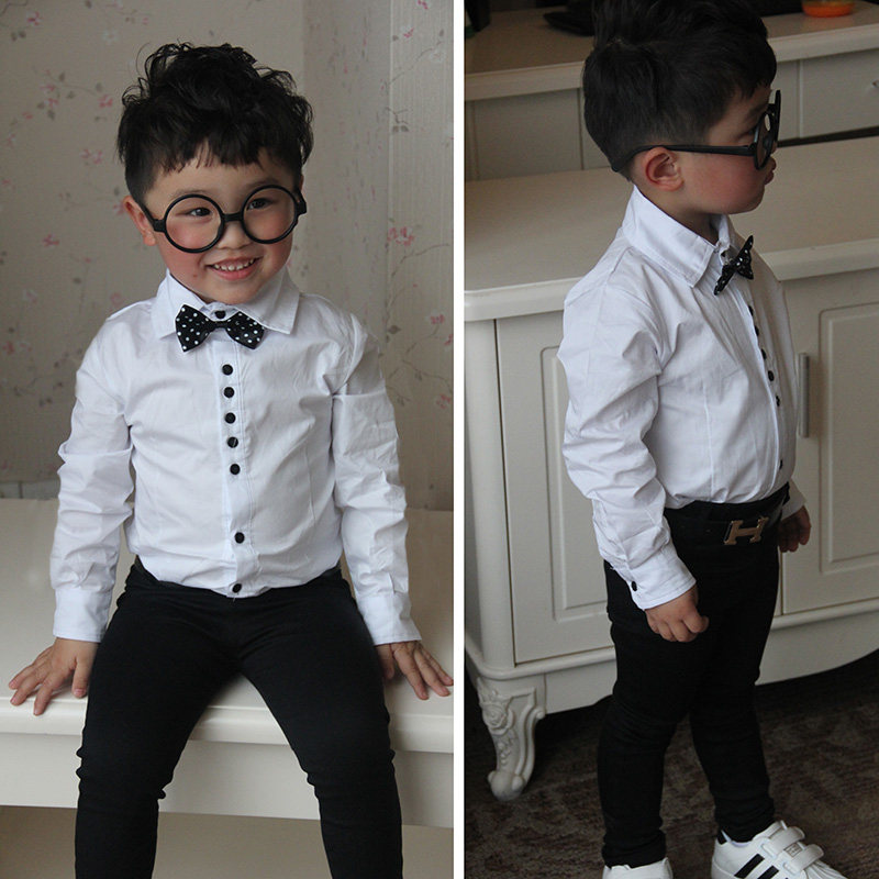 Chemise garcon à manche longue - Ref 2076104 Image 1