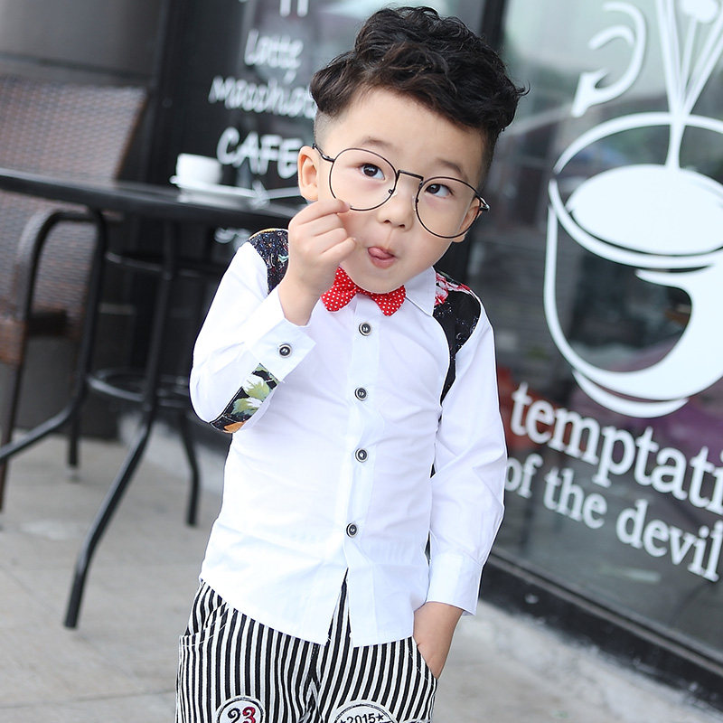 Chemise garcon à manche longue - Ref 2074915 Image 3