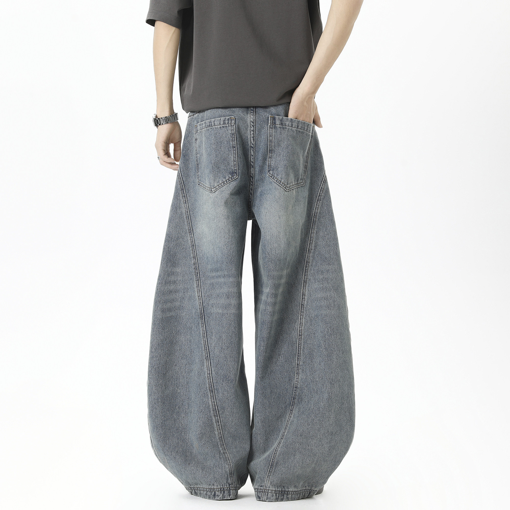 抖音品质2025春季新品牛仔裤HM126/P55控78,男装牛仔裤,电商A036