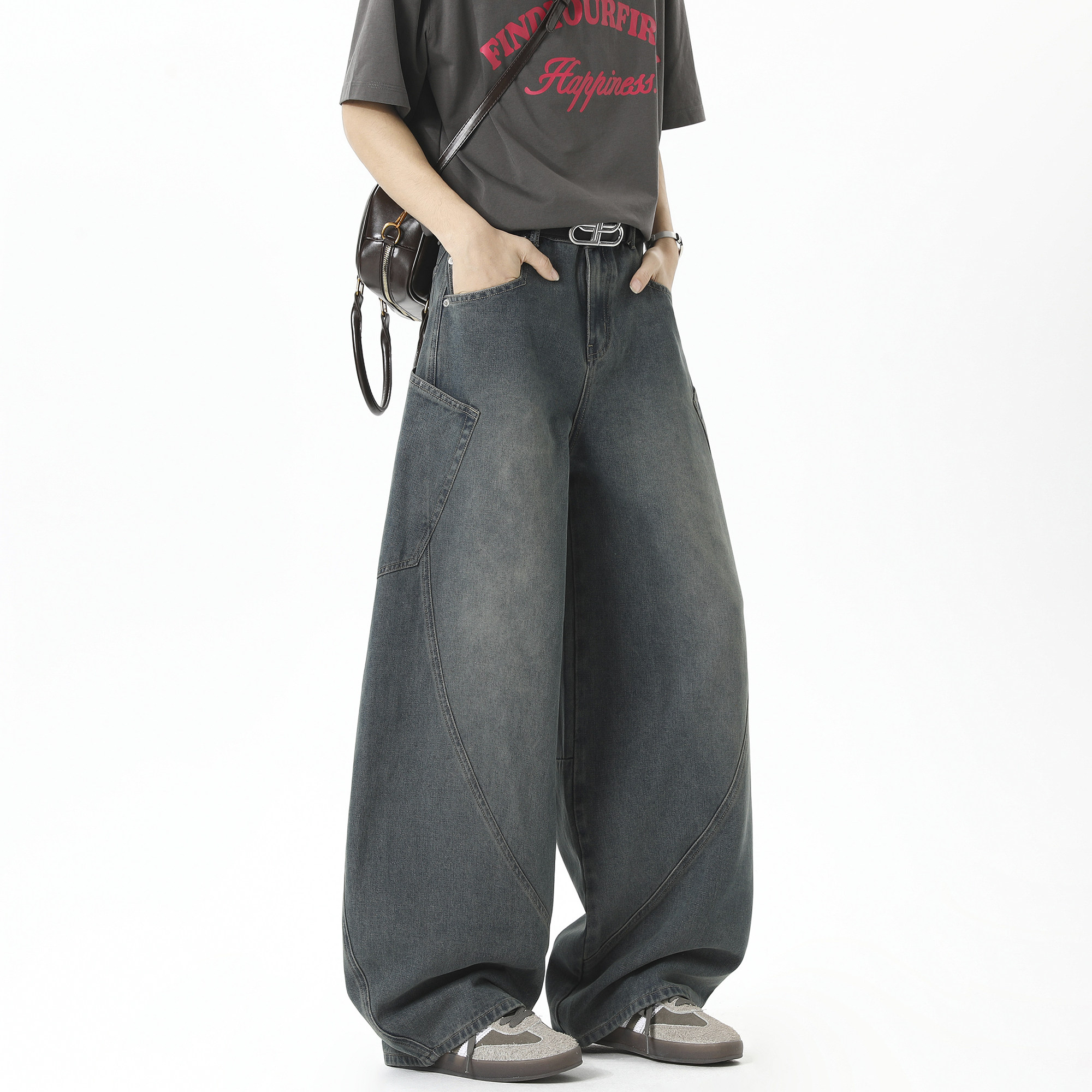抖音品质2025春季新品牛仔裤HM131/P55控88,男装牛仔裤,电商A036