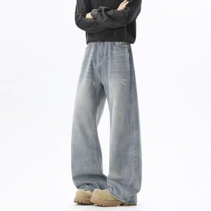 抖音品质 2026破洞牛仔裤 HM108/P50控88，男装牛仔裤，电商A036