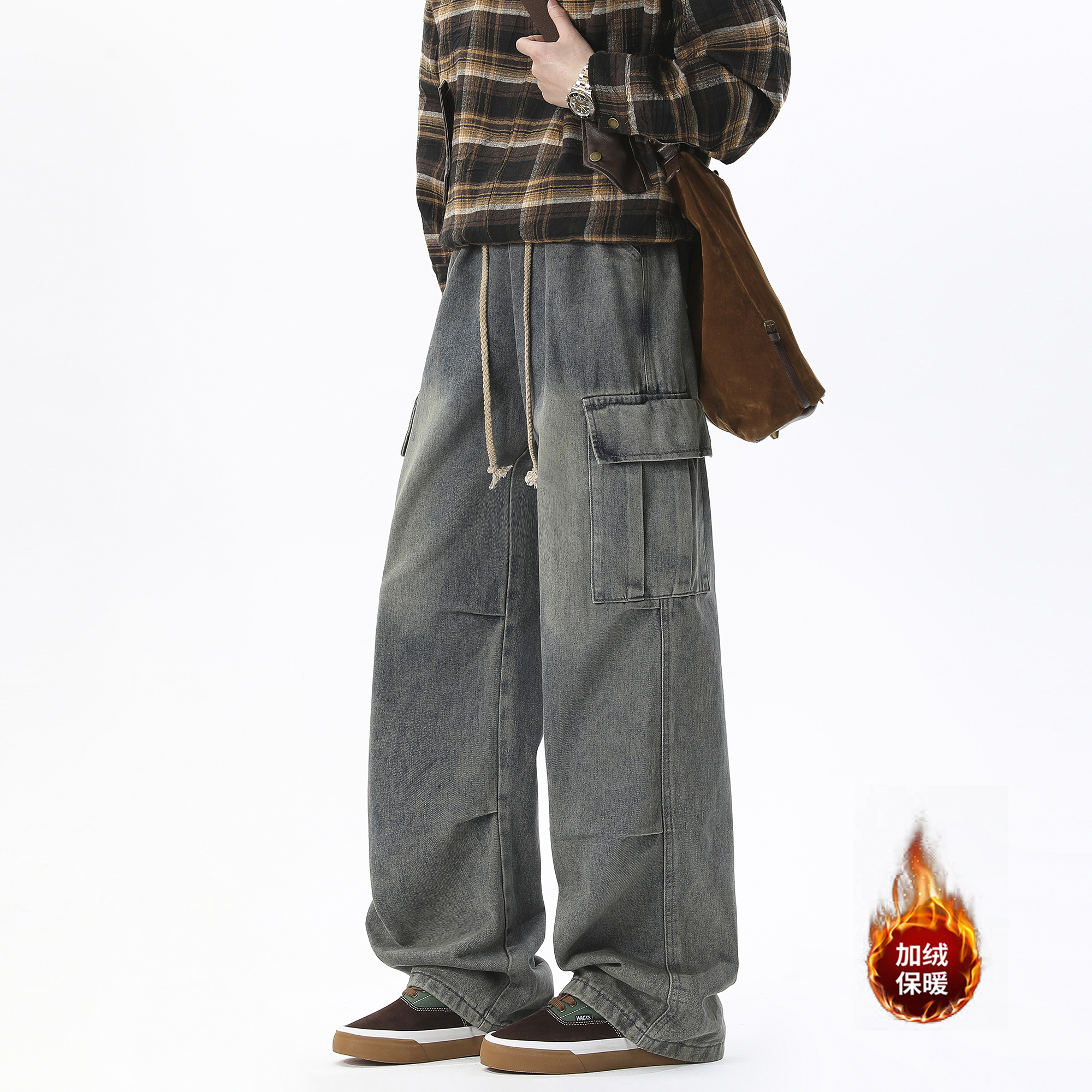 牛仔裤工装休闲裤薄款款号HM60/P50加绒款号HM93/P60，男装牛仔裤，电商A036