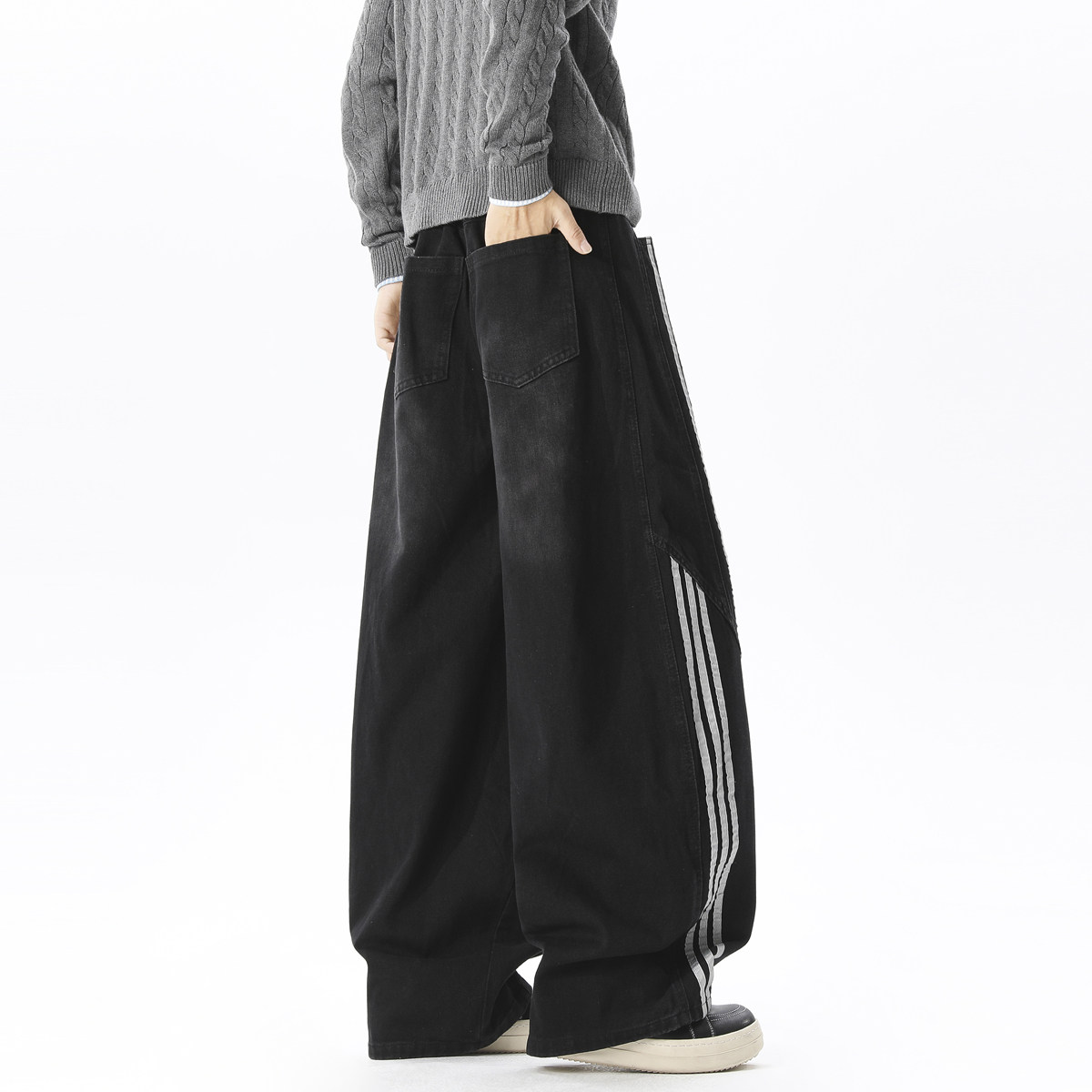 抖音品质2025春季新品牛仔裤HM136/PP55控88,男装牛仔裤,电商A036