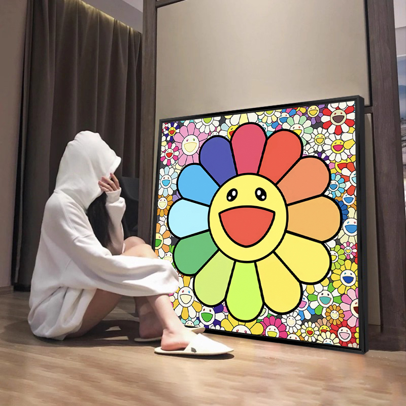 向日葵十字绣2023新款线绣